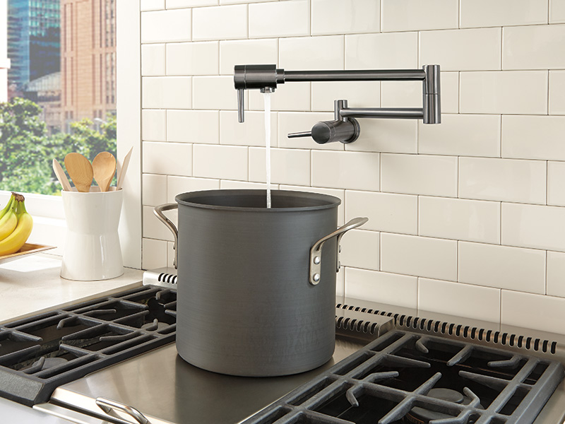 Contemporary Wall Mount Pot Filer